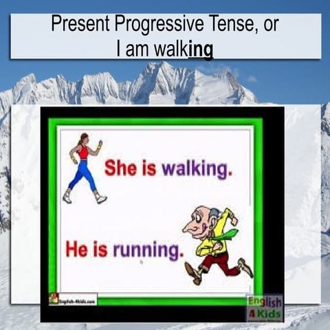 Present Progressive Tense