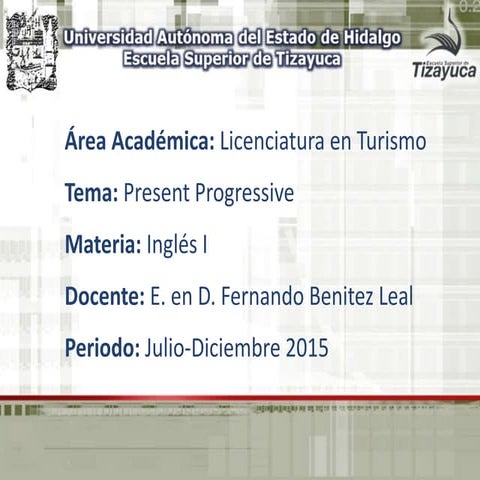 Present Progressive | PPTX