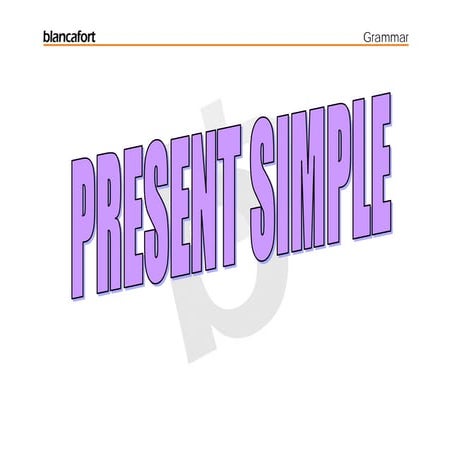 Present simple