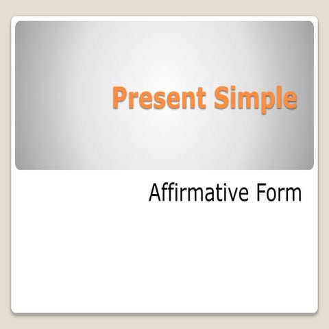 Present simple | PPTX