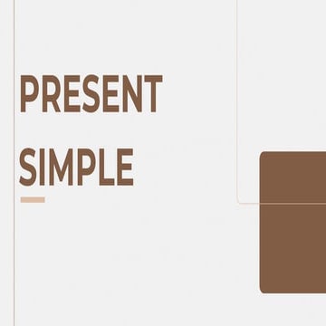 PRESENT SIMPLE material de inglês que pode ajudar