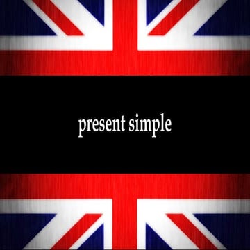 Present simple (English version)