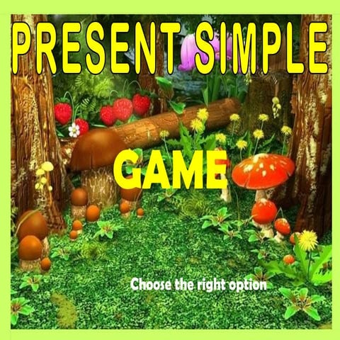 Present simple games