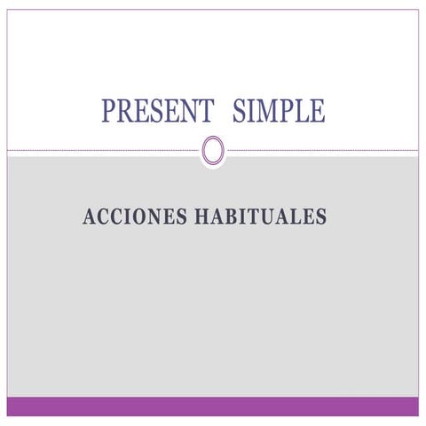 Present   simple ppt