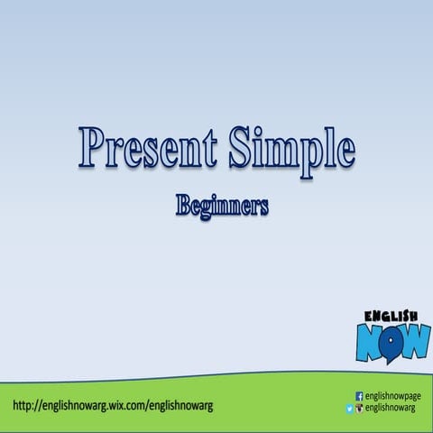 Present simple theory for beginers
