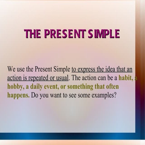 Present simple | PPTX