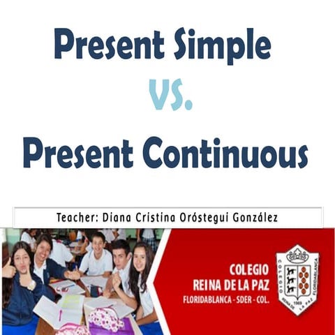 Present simple vs present continuous
