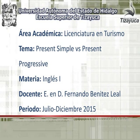 Present Simple vs Progressive | PPTX