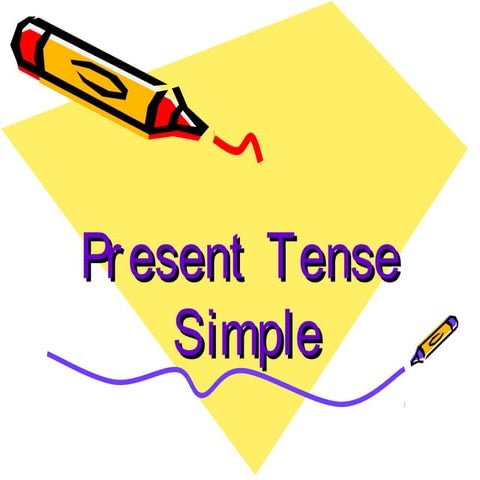 Present tense power point