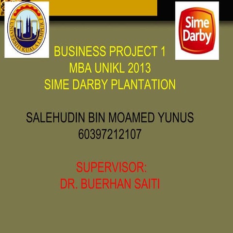 SIME DARBY PLANTATION