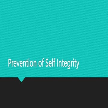 preservation of self integrity.pptx