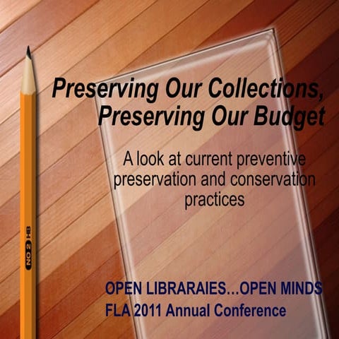 Preserving our collections 2