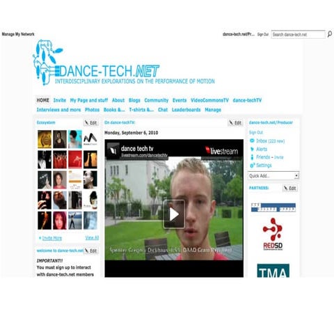 Dance-tech.net screenshots