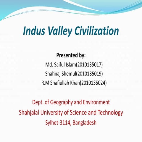 Indus Valley Civilization 