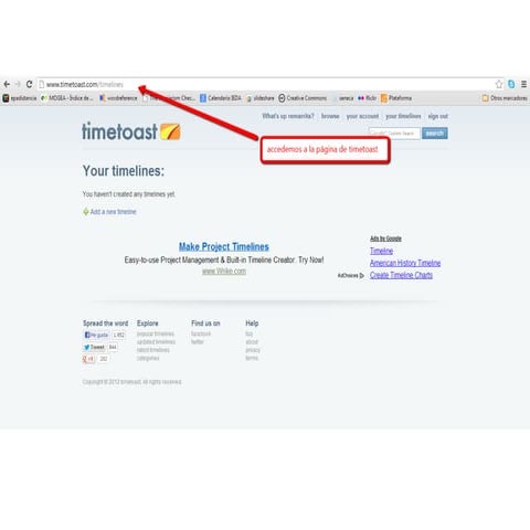 Presetnación timetoast
