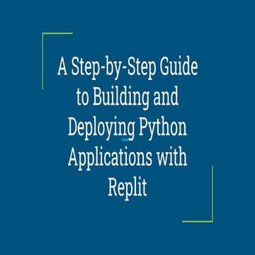A Step-by-Step Guide to Building and Deploying Python Applications with ...