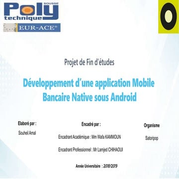 Soutenance de Mon PFE de Stage (DUT) | PDF