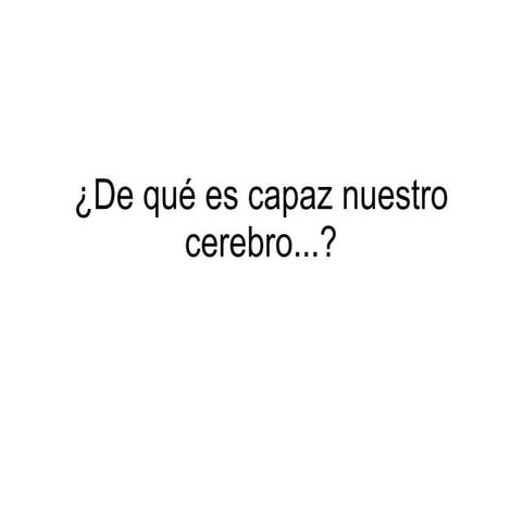 Percepción:  Imágenes I