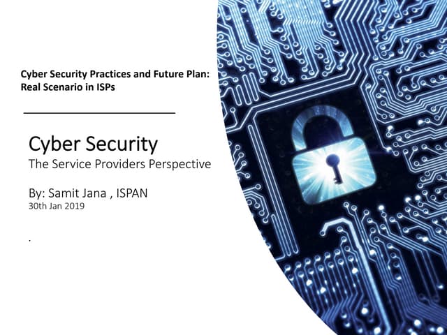 Cyber Security Practices and Future Plan: Real Scenario in ISPs In Nepal