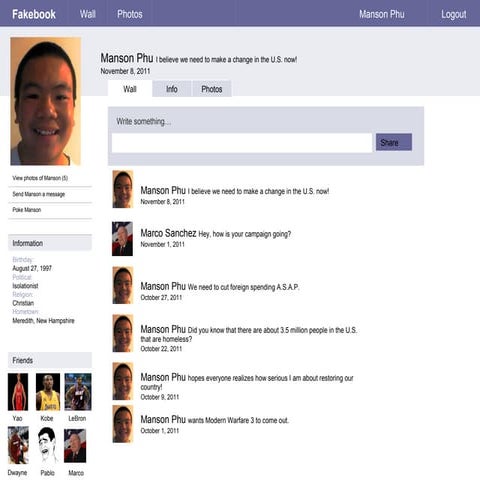 Manson Phu Facebook Page