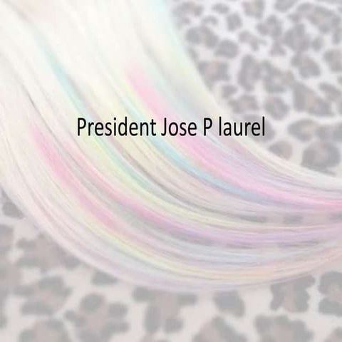 President jose p laurel