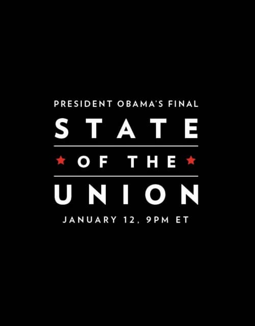 White House State of the Union 2016...