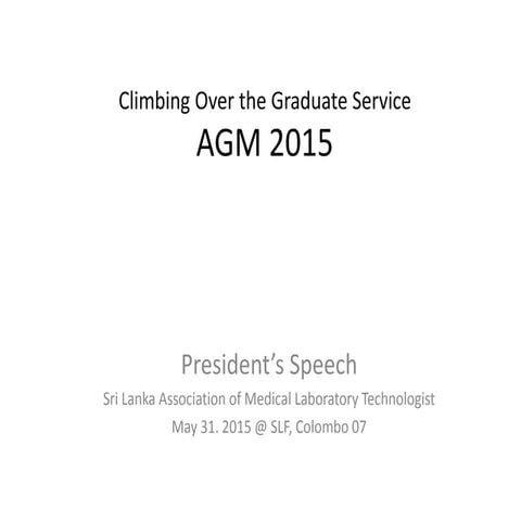Climbing Over the Graduate Service - උගුලෙන් ගැලවමු !!!