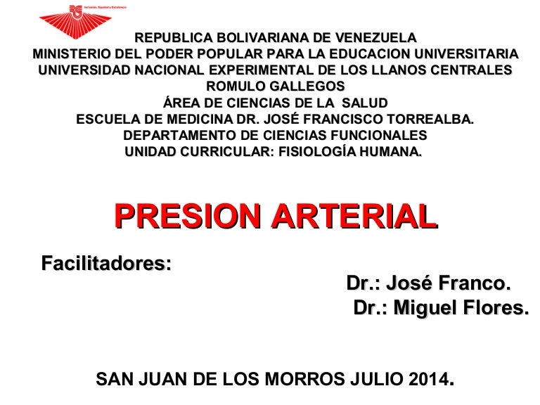 Presión sanguínea humana normal y pulso
