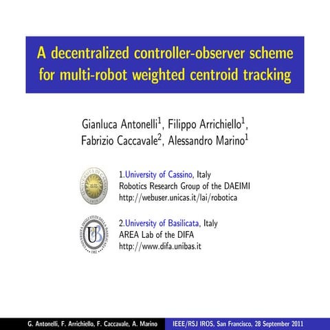 IROS 2011 talk 2 (Filippo's file)