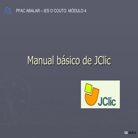 JClic. Realización de actividades educativas