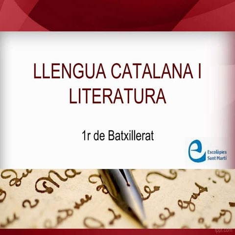 Presentació 1r de Batxillerat