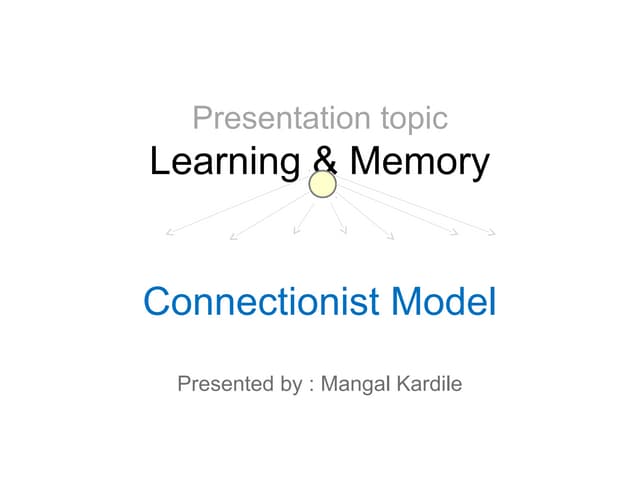Learning & Memory | PPT