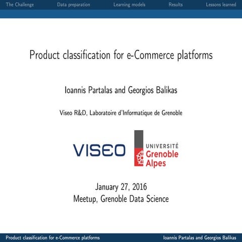 E-commerce product classification with deep learning | PDF