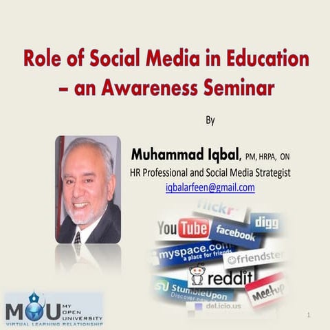 Role of Social Media in Education