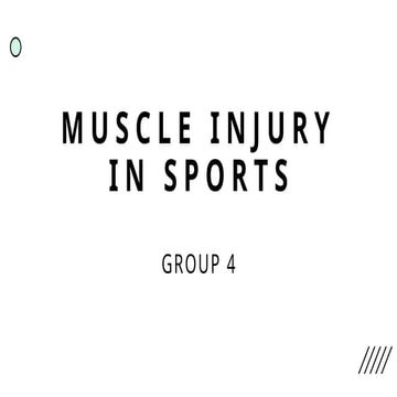 Hamstring injury | PPTX