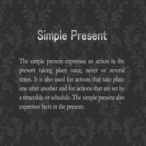 Present simple | PPTX