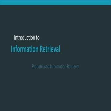 presnetion of Ir topic is how to retirve information.pdf