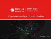 Experiencias de publicación de datos