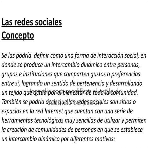 Las redes sociales y su impacto en la sociedad. Por Máquina 9 | PPTX