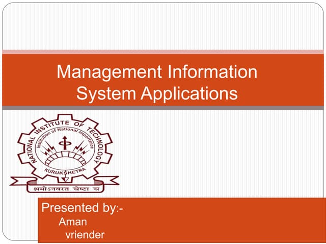 functional application of mis