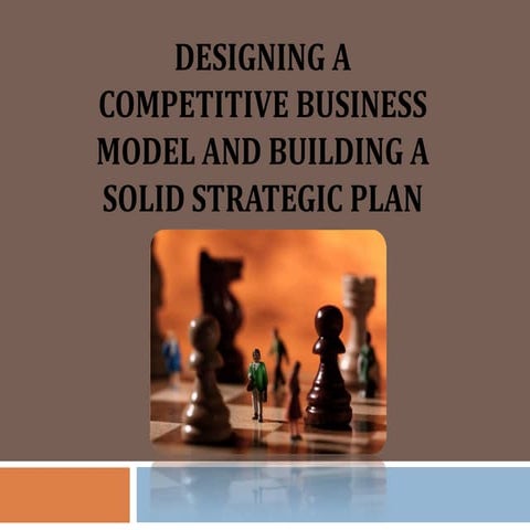 chapter 3. Designing a Competitive Business Model and Building a Solid Strate...