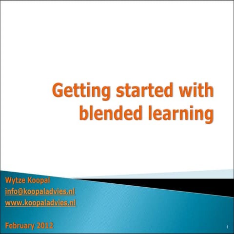 Workshop Blended Learning
