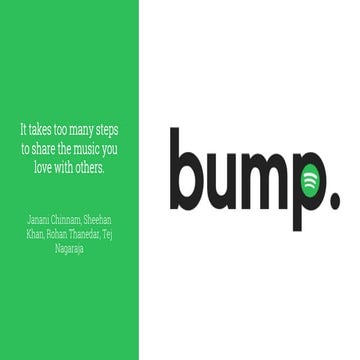 Bump, Presentation 1 | PDF