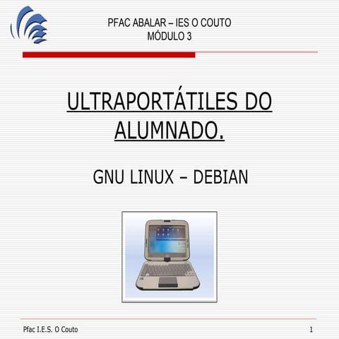Ultraportátil do alumnado