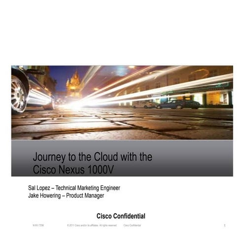 VMware vCloud Director and Nexus 1000V / Workload Mobility