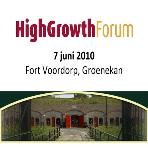 High Growth Forum 2010