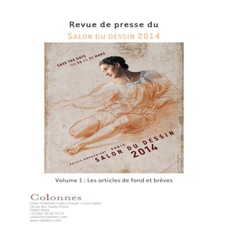 Press book Salon du dessin 2014 Vol.1