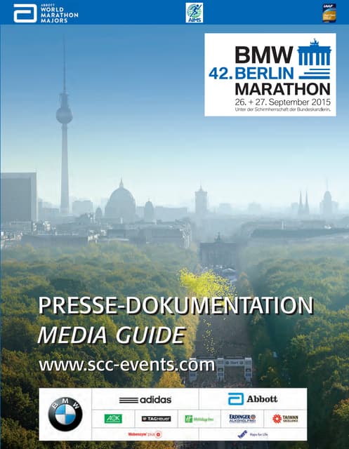 Berlinmarathon 15 Media Guide