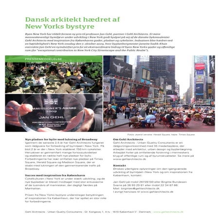 Pressemeddelelse dansk arkitektpris_nyc