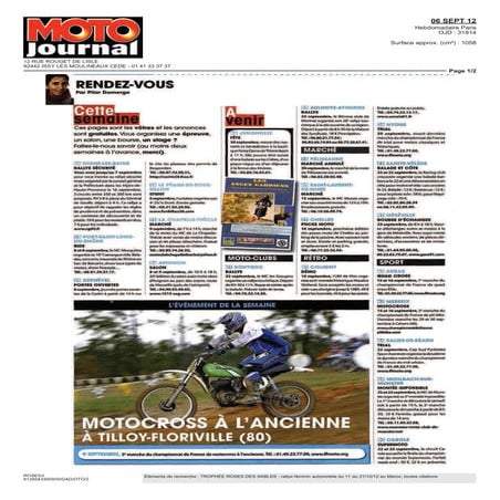 Presse nationale RDS 2012